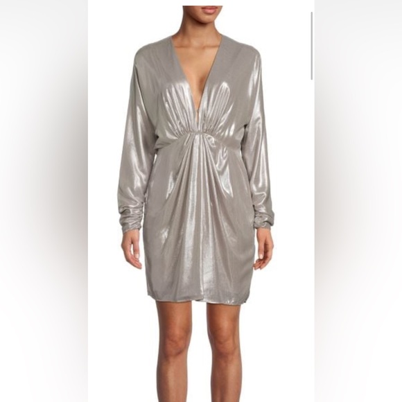 NWT Rag and Bone Eloise Silver Dress - Picture 1 of 7
